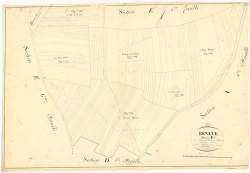 Renève - Section E5 - 3 P PLAN 522/35