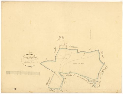 Reulle-Vergy - Section B - 3 P PLAN 523/3