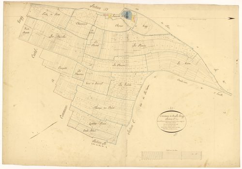 Reulle-Vergy - Section C2 - 3 P PLAN 523/5
