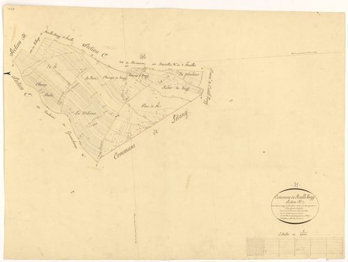 Reulle-Vergy - Section D2 - 3 P PLAN 523/7