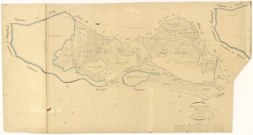 Reulle-Vergy - Section E - 3 P PLAN 523/8