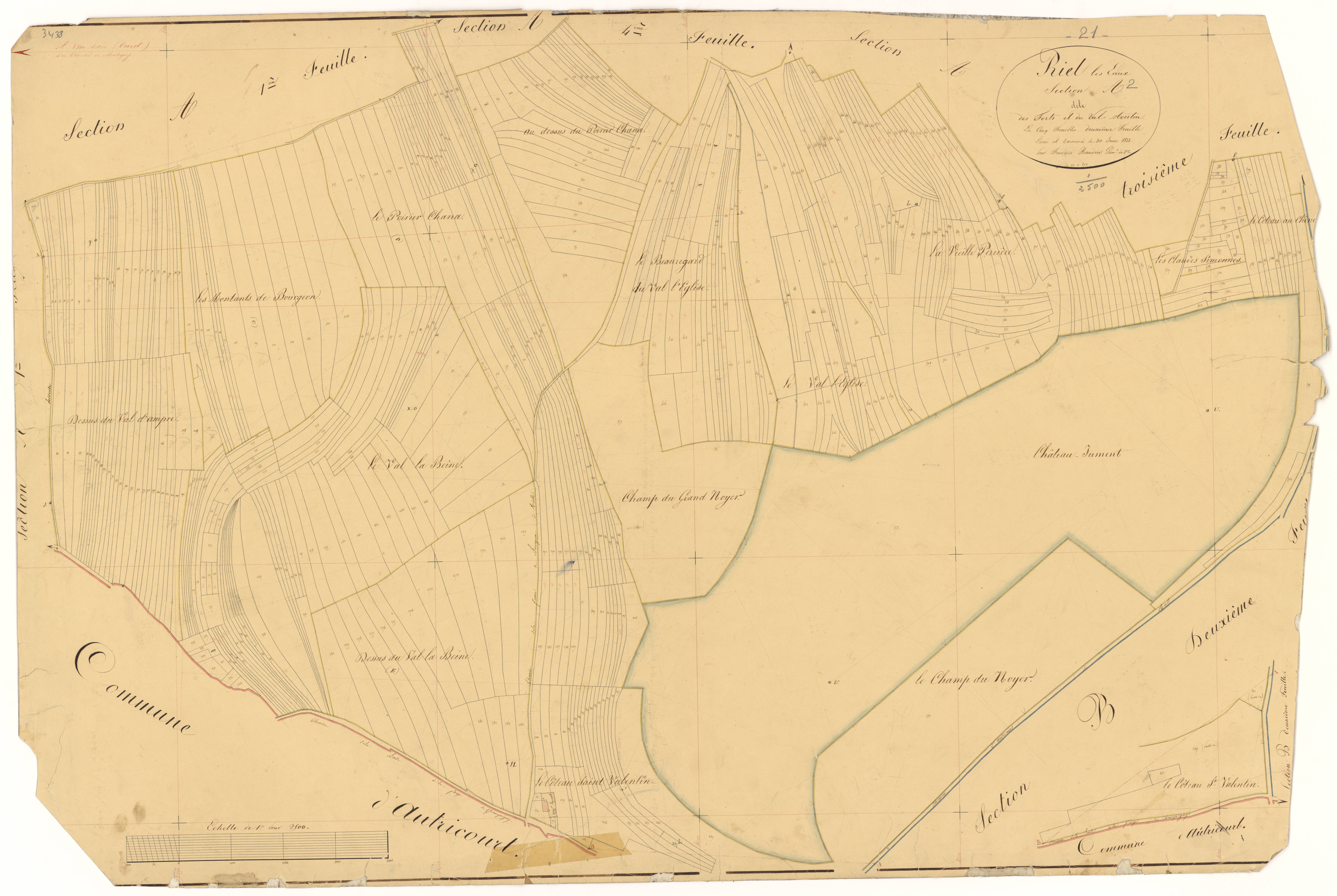 Riel-les-Eaux - Section A2 - 3 P PLAN 524/3