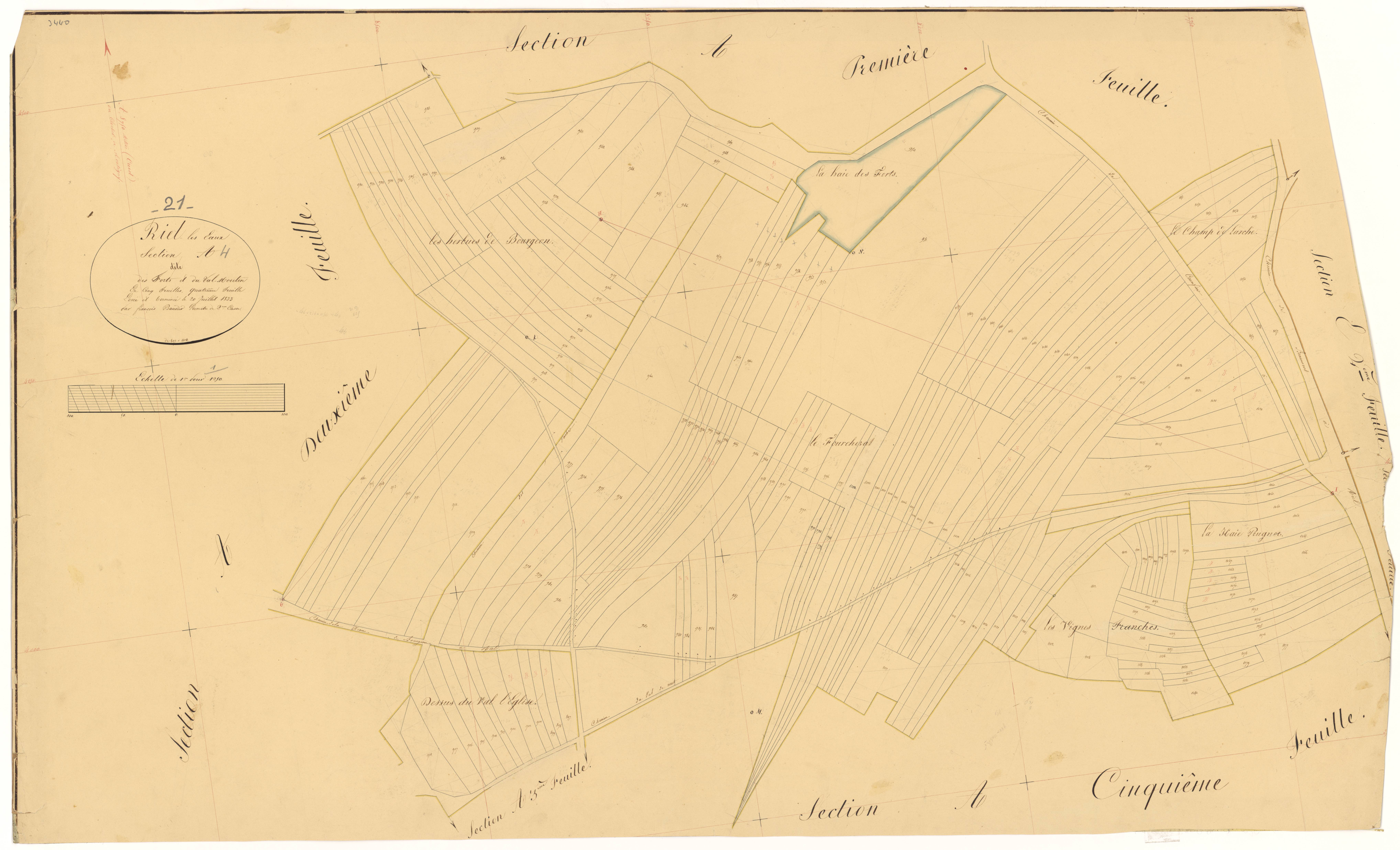 Riel-les-Eaux - Section A4 - 3 P PLAN 524/5