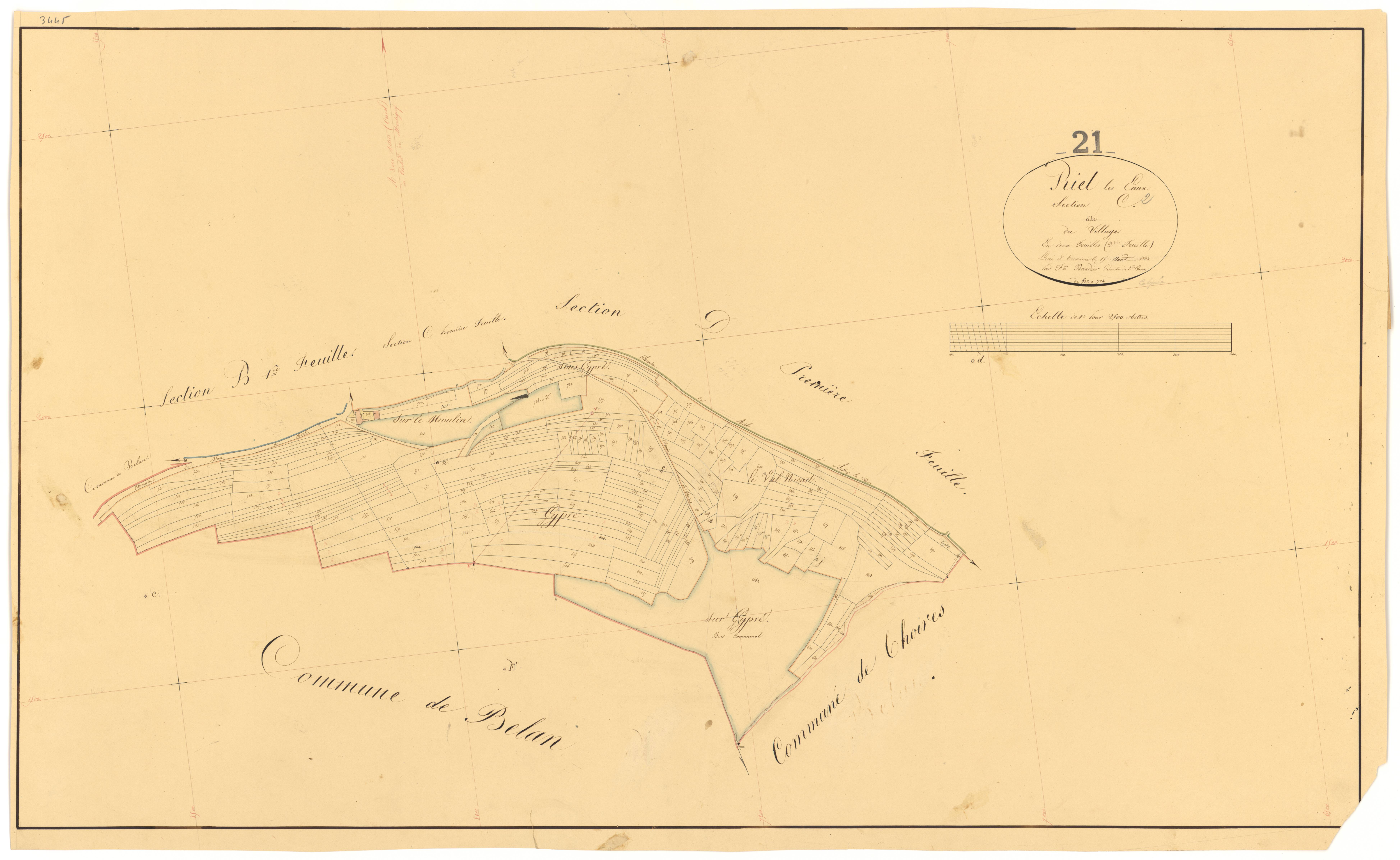 Riel-les-Eaux - Section C2 - 3 P PLAN 524/10