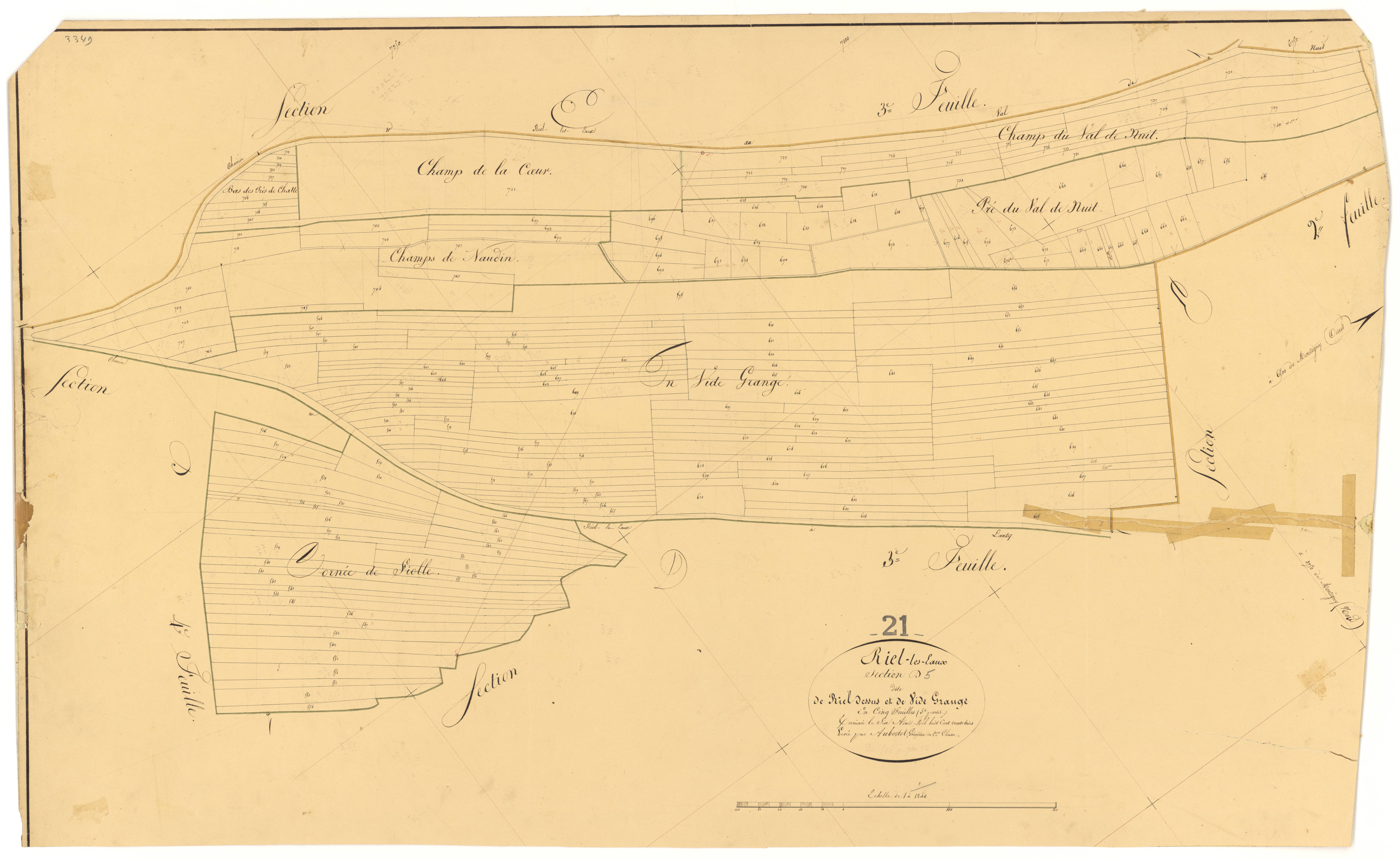 Riel-les-Eaux - Section D5 - 3 P PLAN 524/14