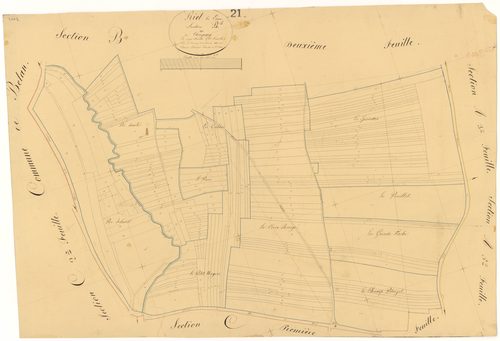 Riel-les-Eaux - Section B1 - 3 P PLAN 524/7