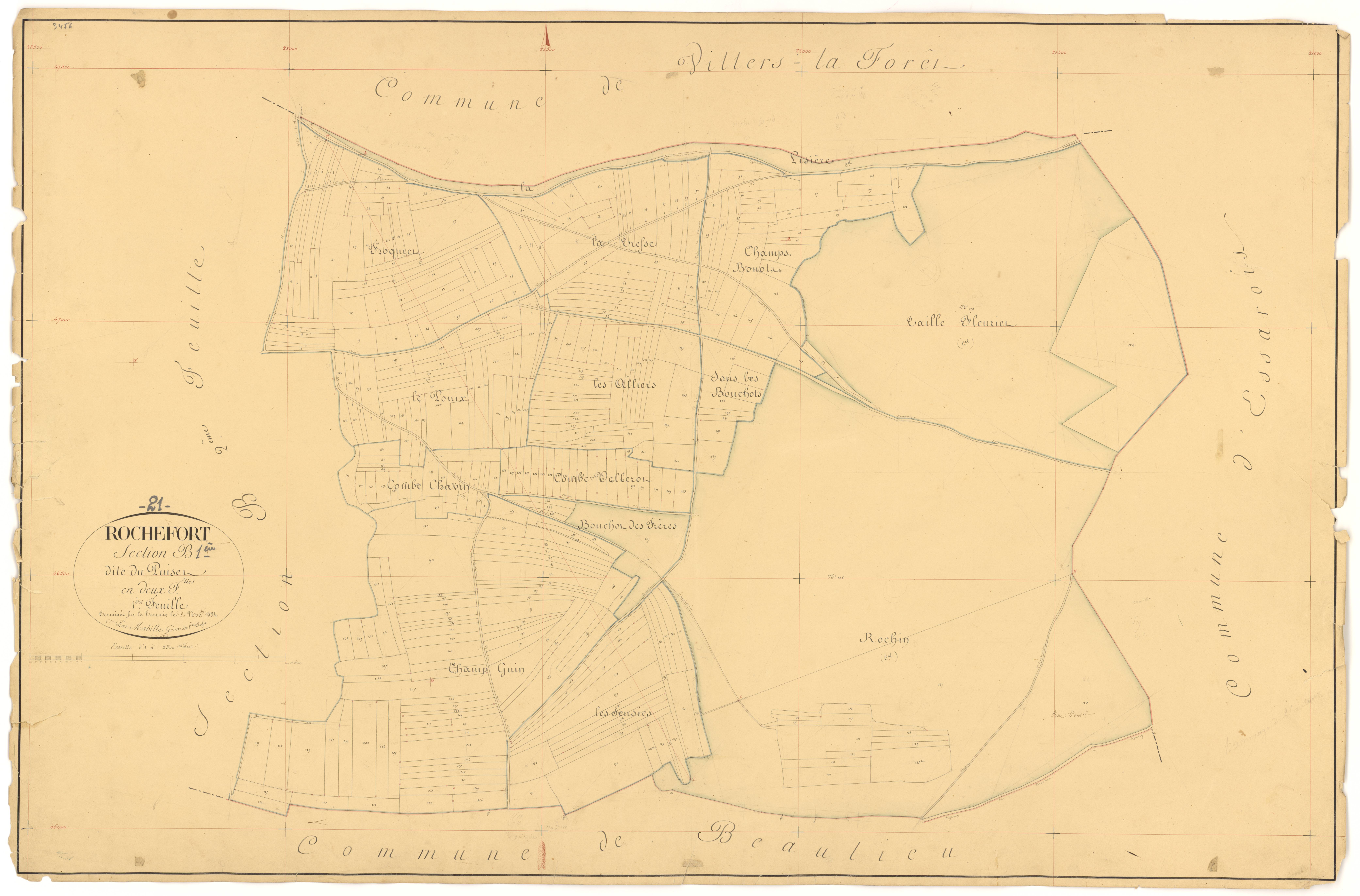 Rochefort - Section B1 - 3 P PLAN 526/4