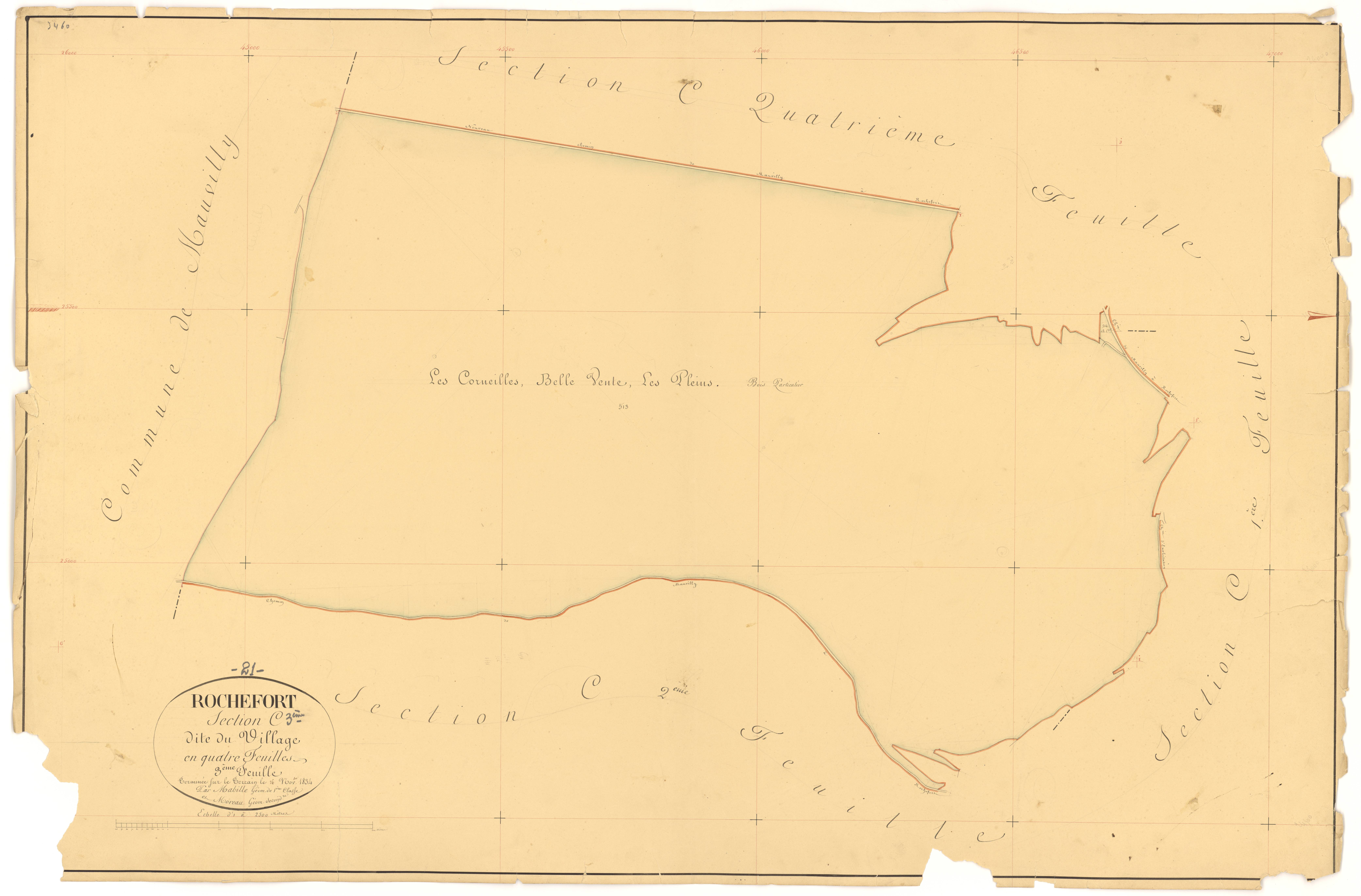 Rochefort - Section C3 - 3 P PLAN 526/8