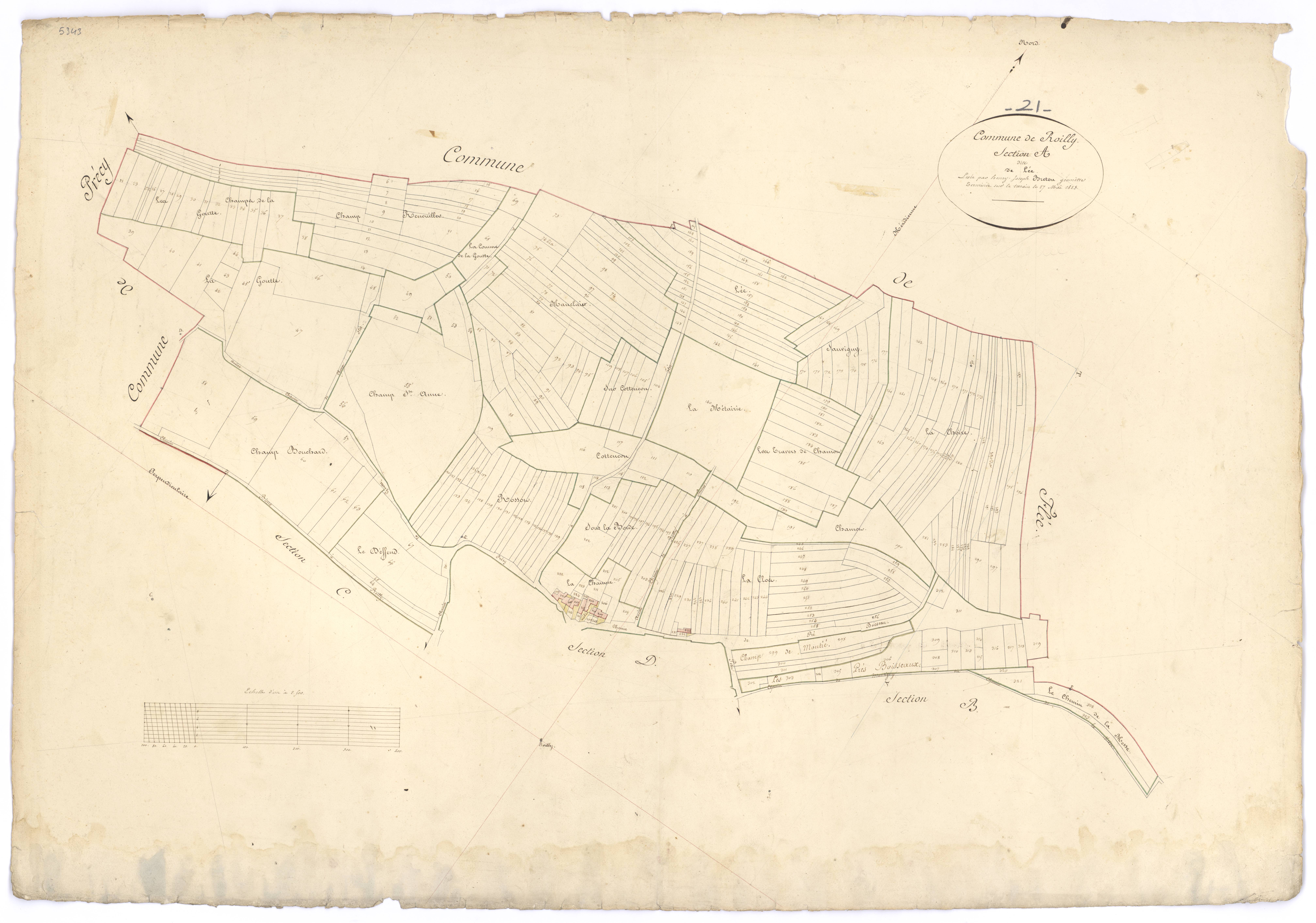 Roilly - Section A - 3 P PLAN 529/2