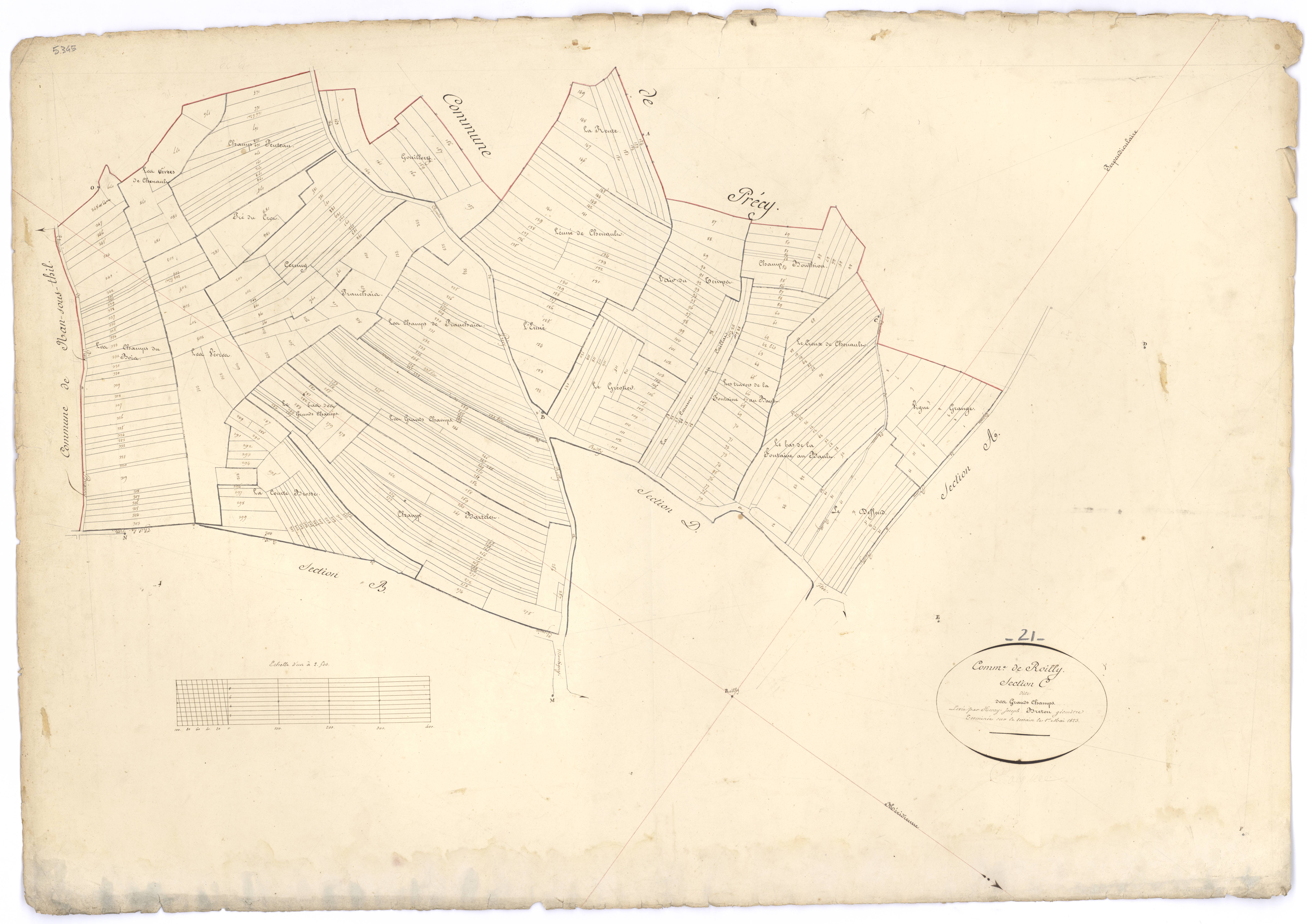 Roilly - Section C - 3 P PLAN 529/4
