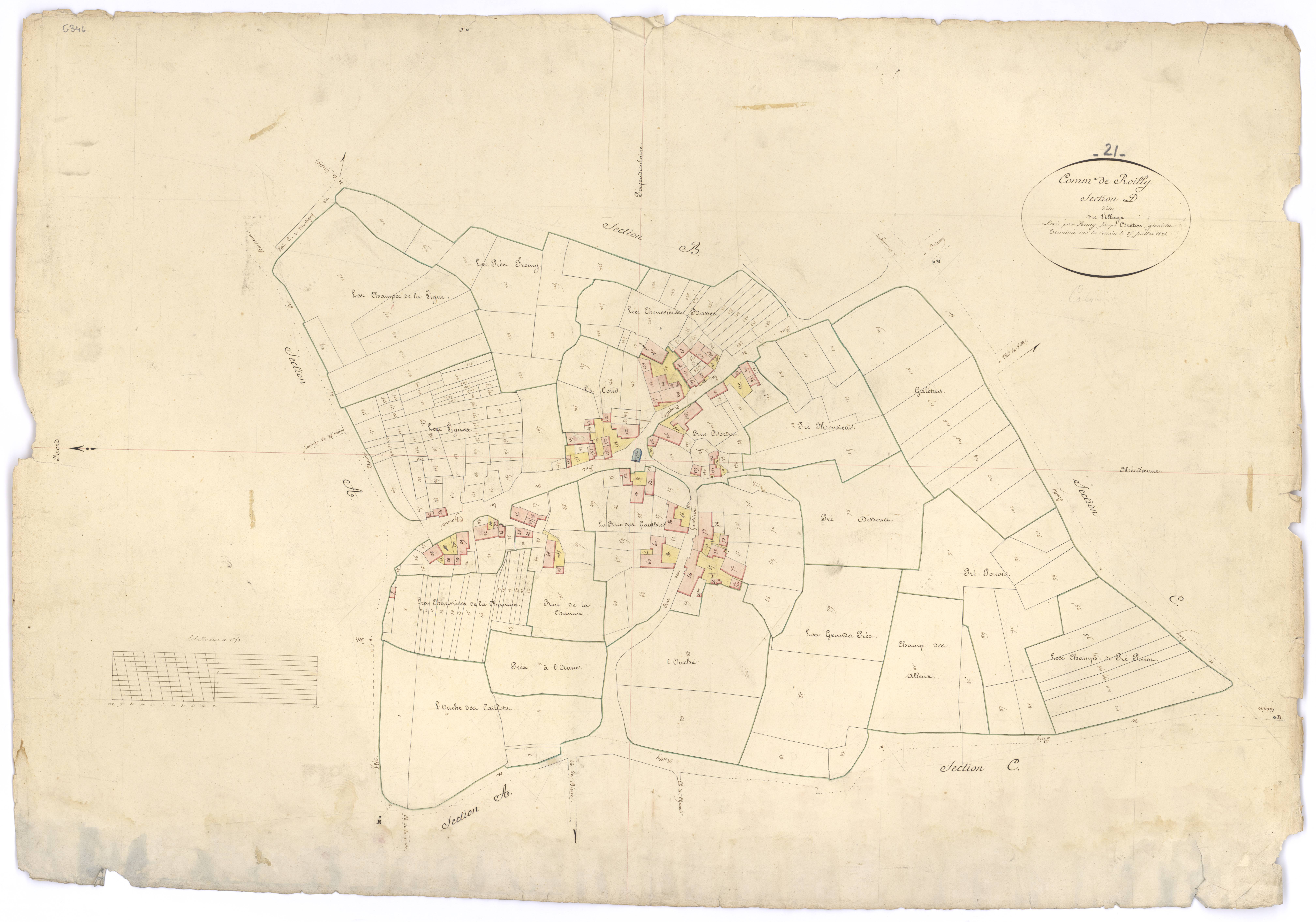 Roilly - Section D - 3 P PLAN 529/5