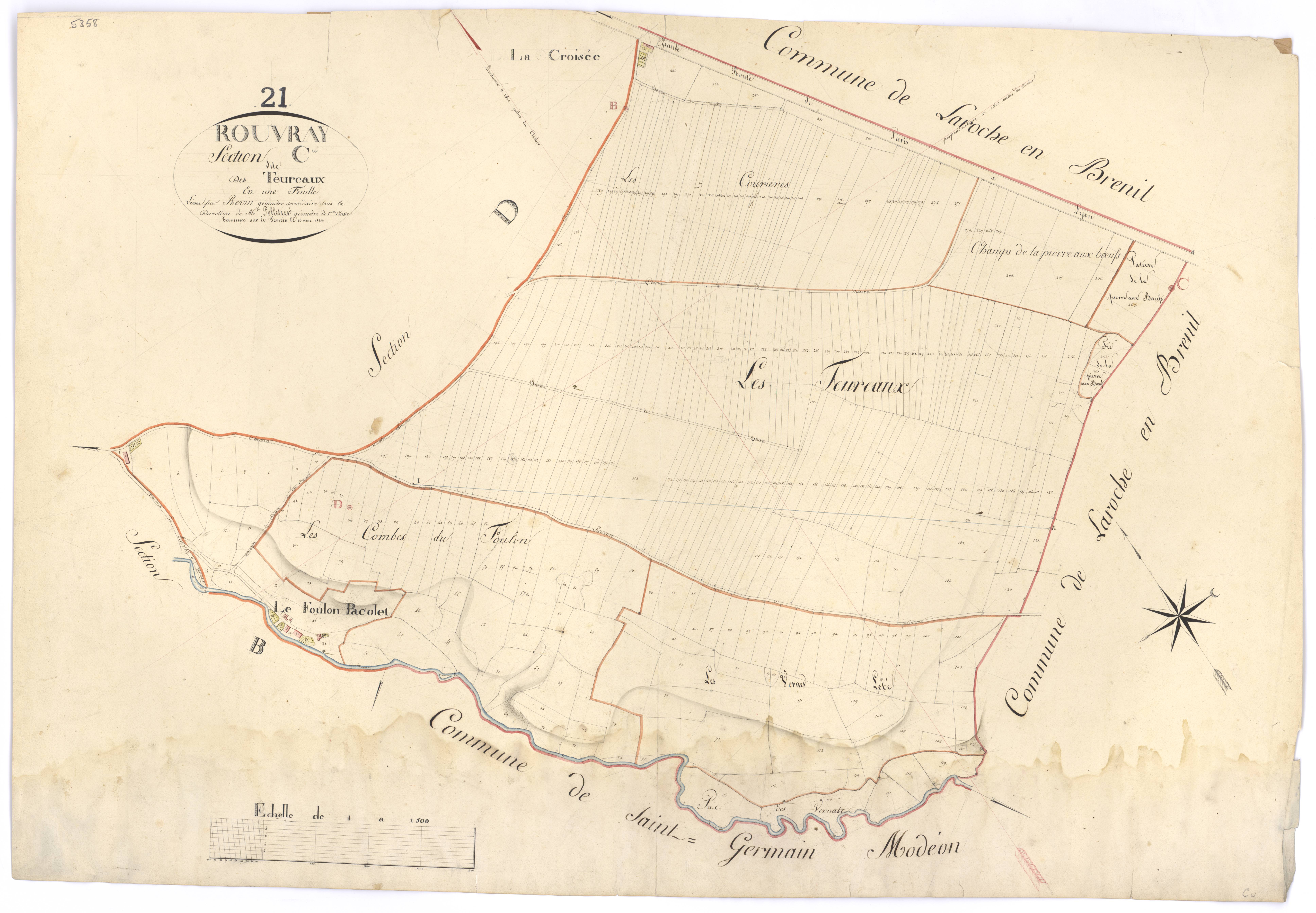 Rouvray - Section C - 3 P PLAN 531/5