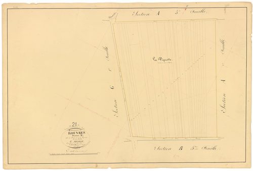 Rouvres-en-Plaine - Section A8 - 3 P PLAN 532/9