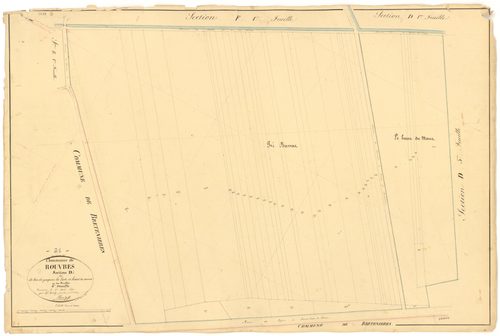 Rouvres-en-Plaine - Section D6 - 3 P PLAN 532/28