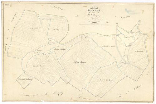 Rouvres-sous-Meilly - Section B1 - 3 P PLAN 533/4