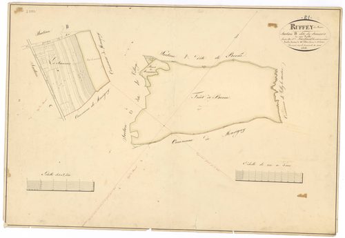 Ruffey-lès-Beaune - Sections B1 et B2 - 3 P PLAN 534/5