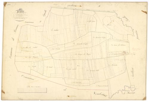 Ruffey-lès-Beaune - Section C2 - 3 P PLAN 534/7