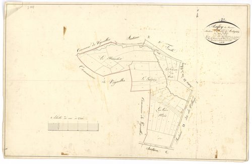 Ruffey-lès-Beaune - Section E2 - 3 P PLAN 534/10