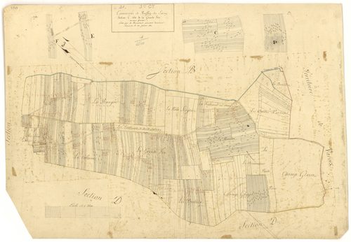 Ruffey-lès-Echirey - Section C - 3 P PLAN 535/4