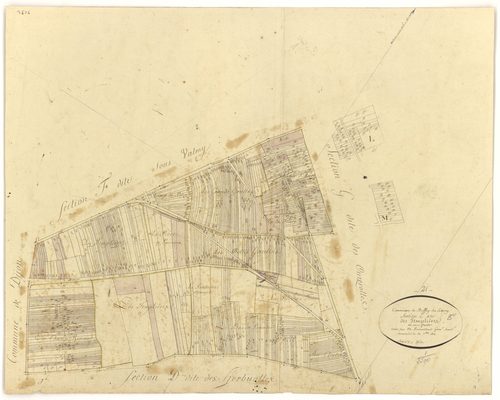 Ruffey-lès-Echirey - Section E - 3 P PLAN 535/6