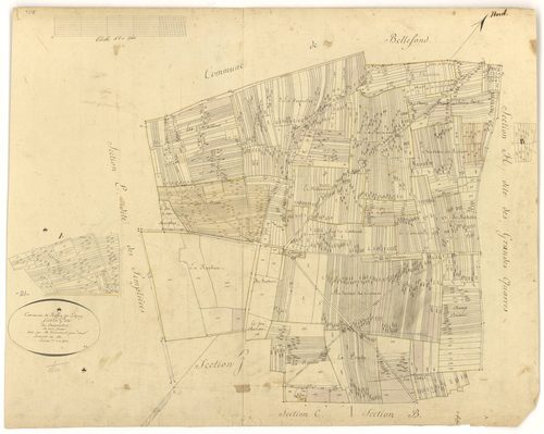 Ruffey-lès-Echirey - Section G - 3 P PLAN 535/8
