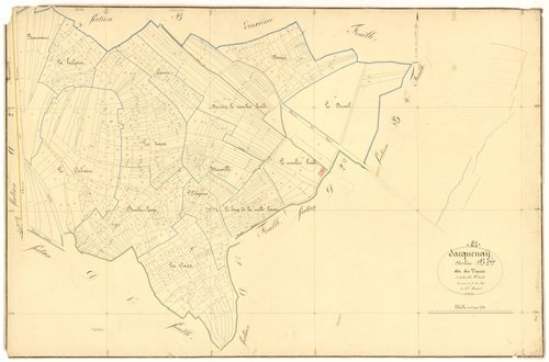 Sacquenay - Section B1 - 3 P PLAN 536/4