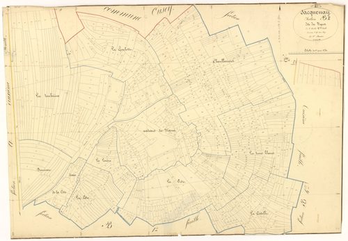 Sacquenay - Section B2 - 3 P PLAN 536/5