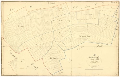 Sacquenay - Section B3 - 3 P PLAN 536/6