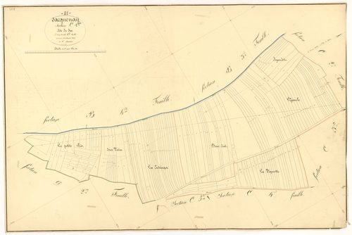 Sacquenay - Section C1 - 3 P PLAN 536/8