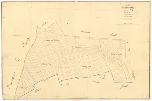 Sacquenay - Section C2 - 3 P PLAN 536/9