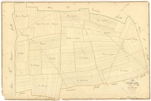Sacquenay - Section E1 - 3 P PLAN 536/15