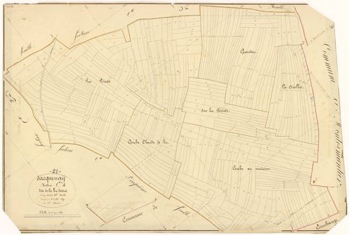 Sacquenay - Section E4 - 3 P PLAN 536/18