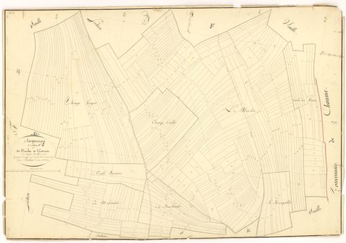 Sacquenay - Section F2 - 3 P PLAN 536/21
