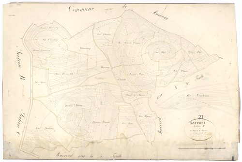 Saffres - Section A1 - 3 P PLAN 537/2