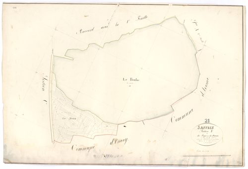 Saffres - Section A3 - 3 P PLAN 537/4