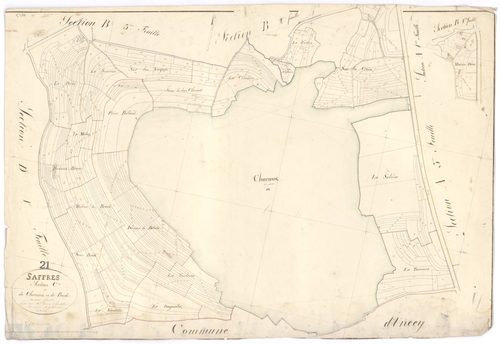 Saffres - Section C - 3 P PLAN 537/8