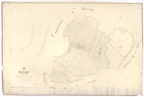 Saffres - Section D2 - 3 P PLAN 537/10