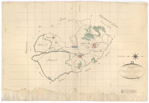 Saint-Andeux - Tableau d'assemblage - 3 P PLAN 538/1