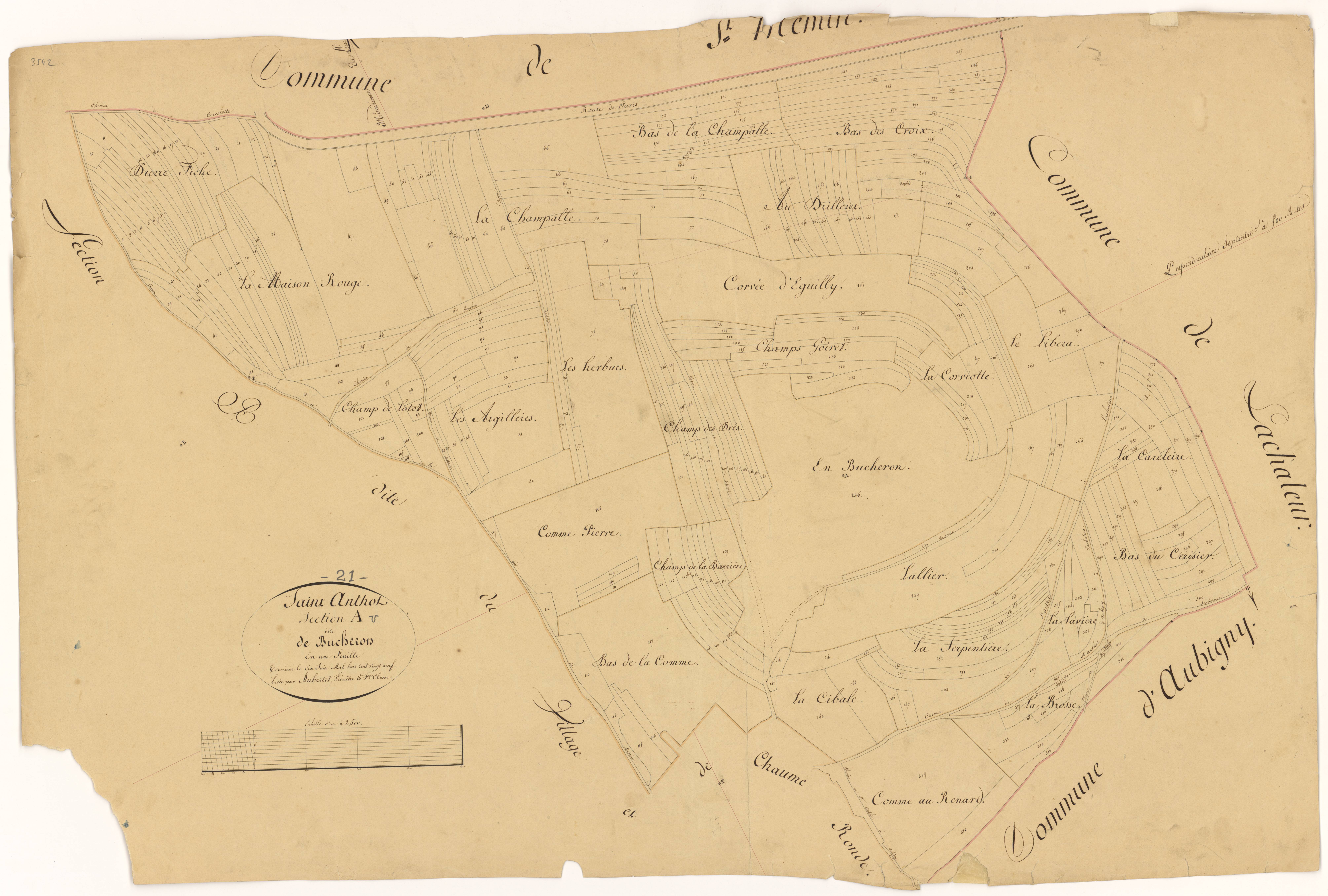 Saint-Anthot - Section A - 3 P PLAN 539/2