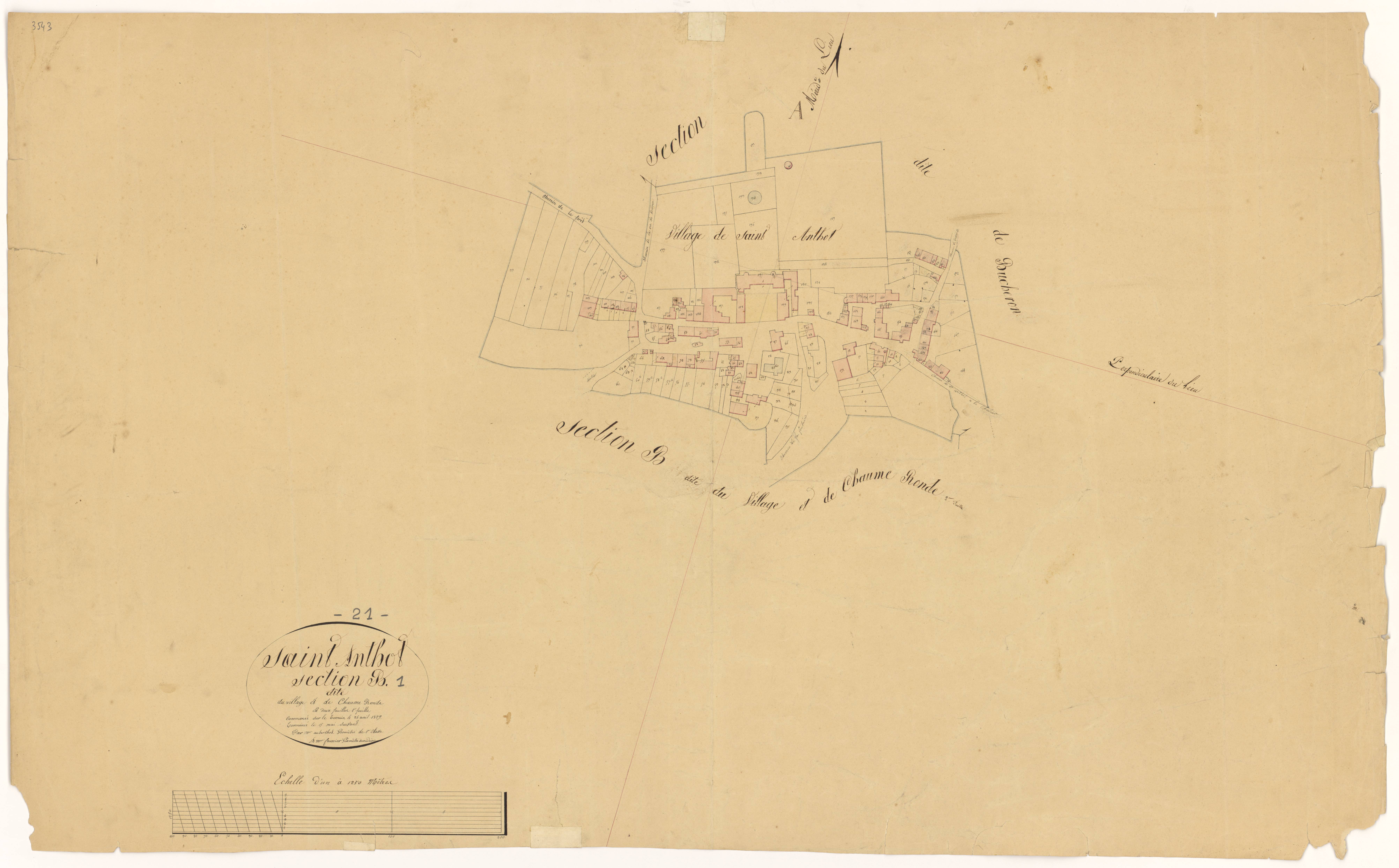 Saint-Anthot - Section B1 - 3 P PLAN 539/3