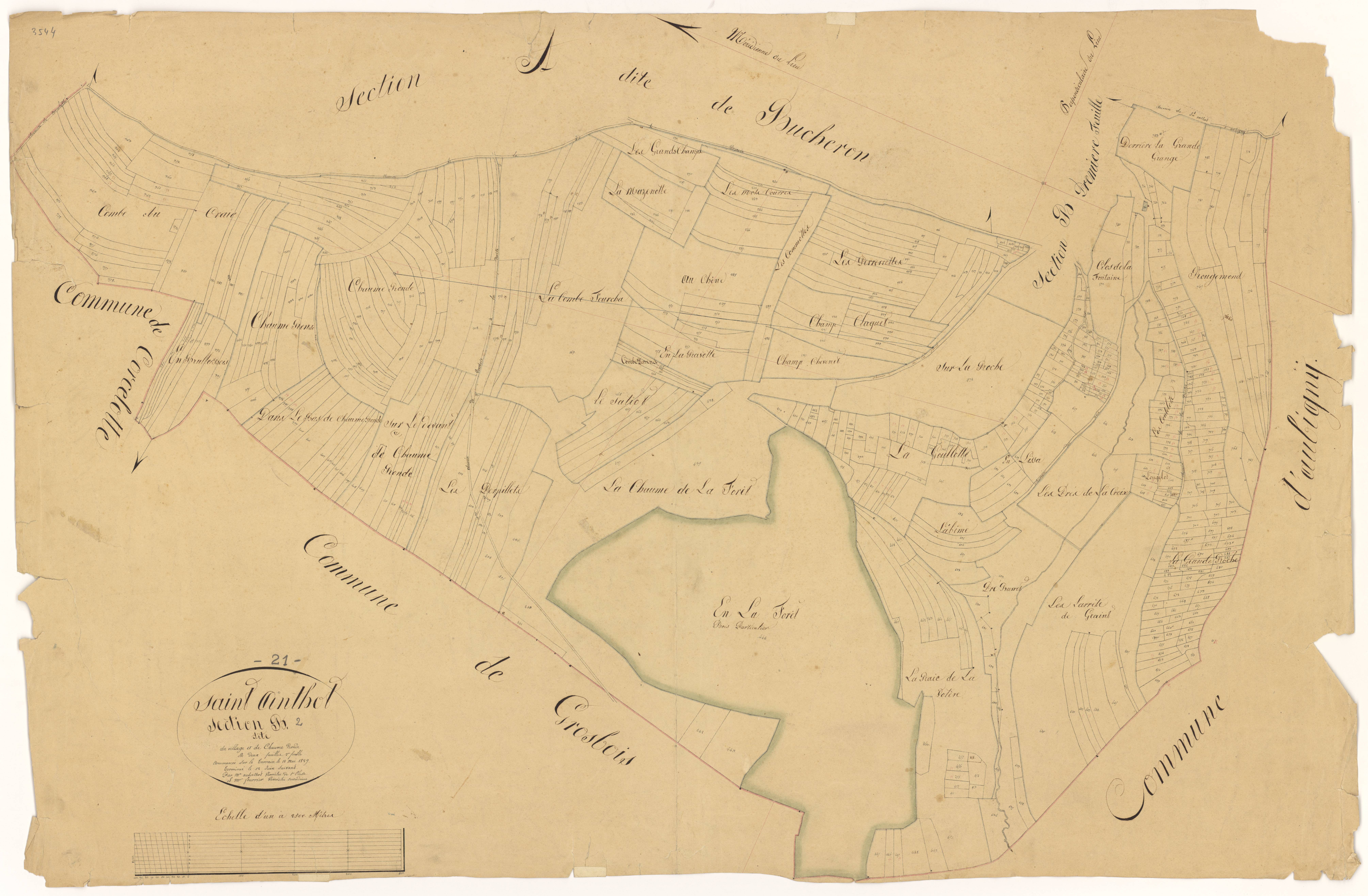 Saint-Anthot - Section B2 - 3 P PLAN 539/4