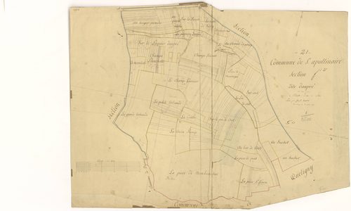 Saint-Apollinaire - Section F - 3 P PLAN 540/7