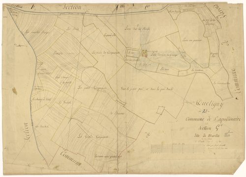 Saint-Apollinaire - Section G - 3 P PLAN 540/8