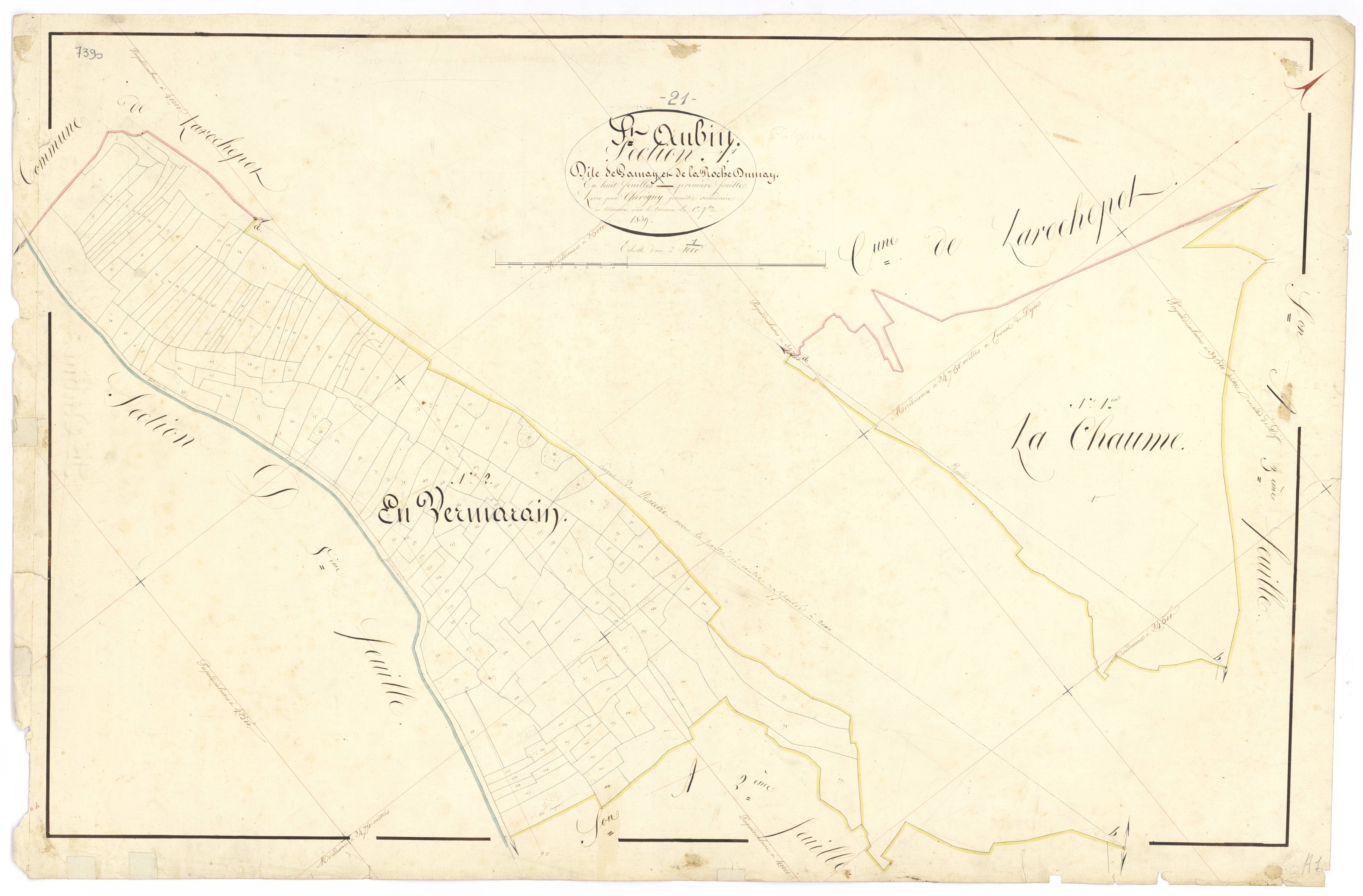 Saint-Aubin - Section A1 - 3 P PLAN 541/3