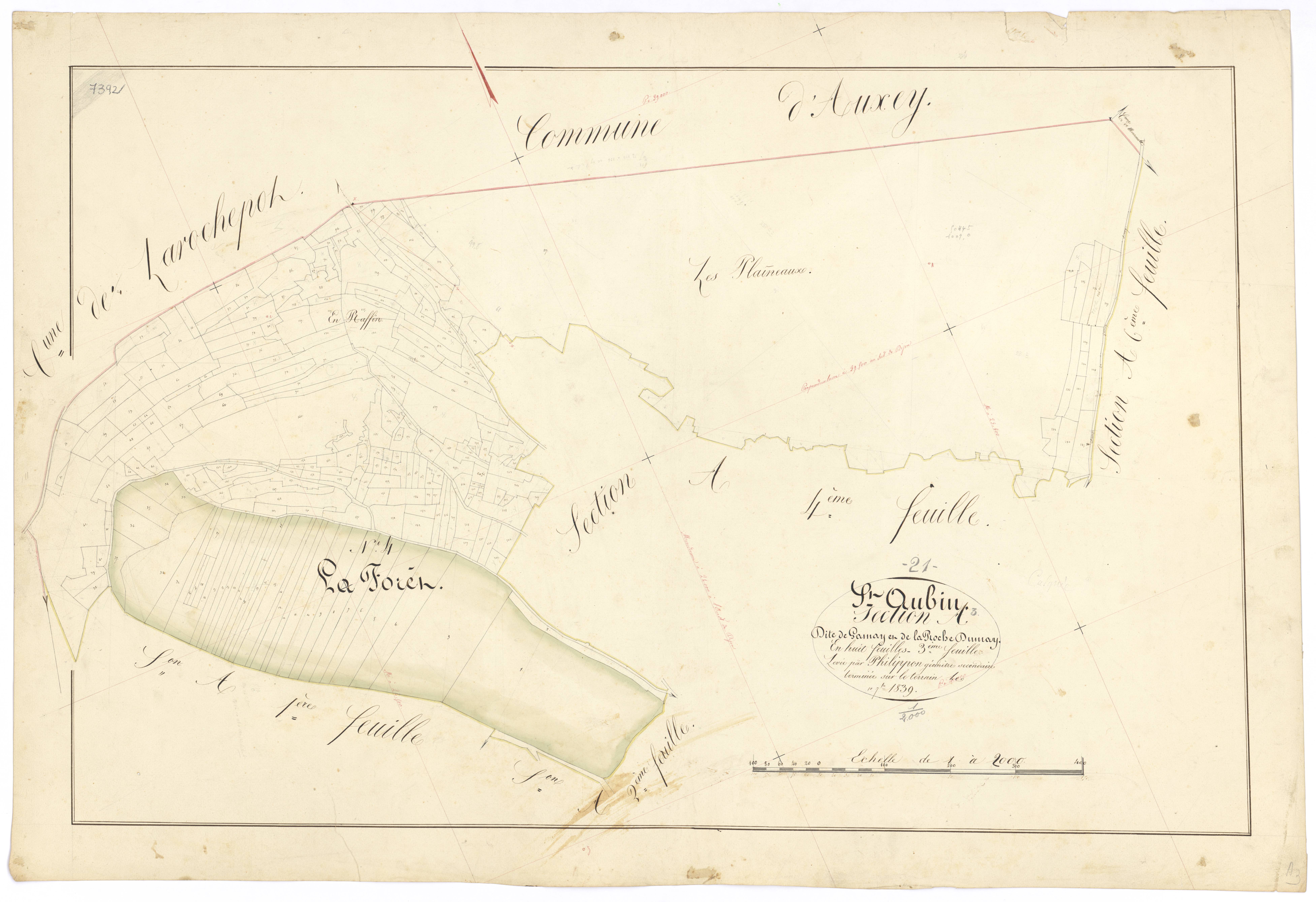 Saint-Aubin - Section A3 - 3 P PLAN 541/5