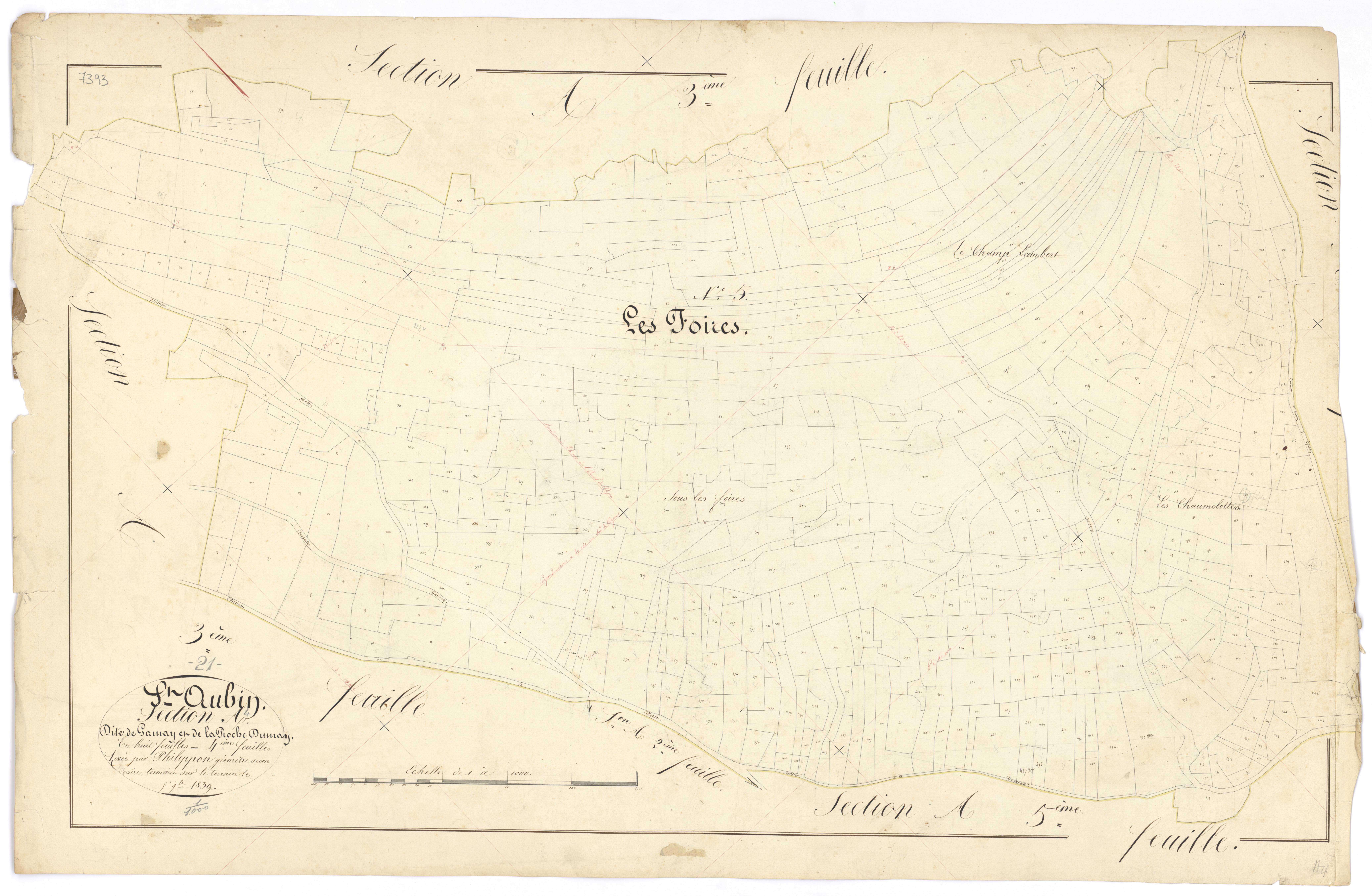 Saint-Aubin - Section A4 - 3 P PLAN 541/6