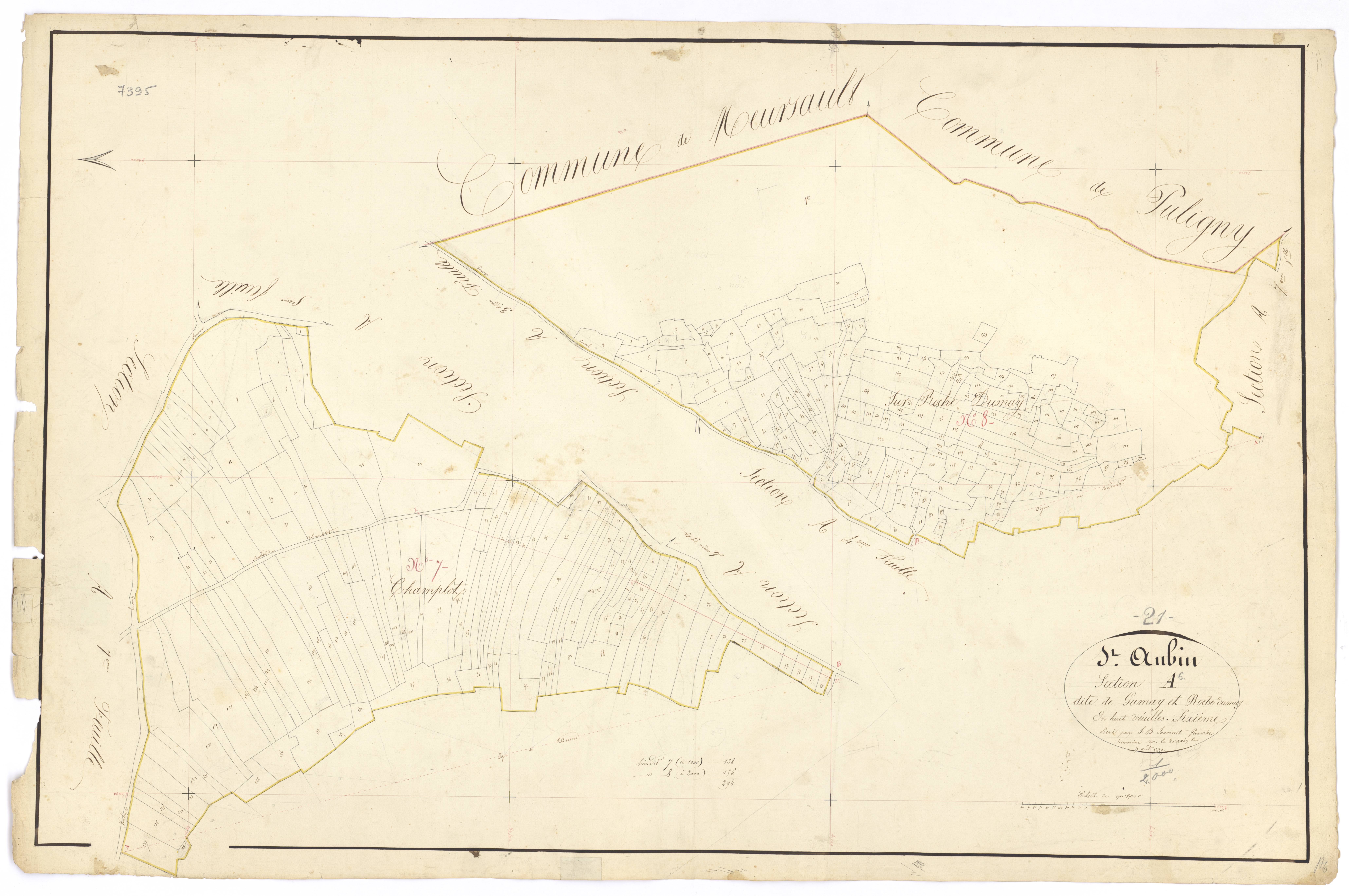 Saint-Aubin - Section A6 - 3 P PLAN 541/8