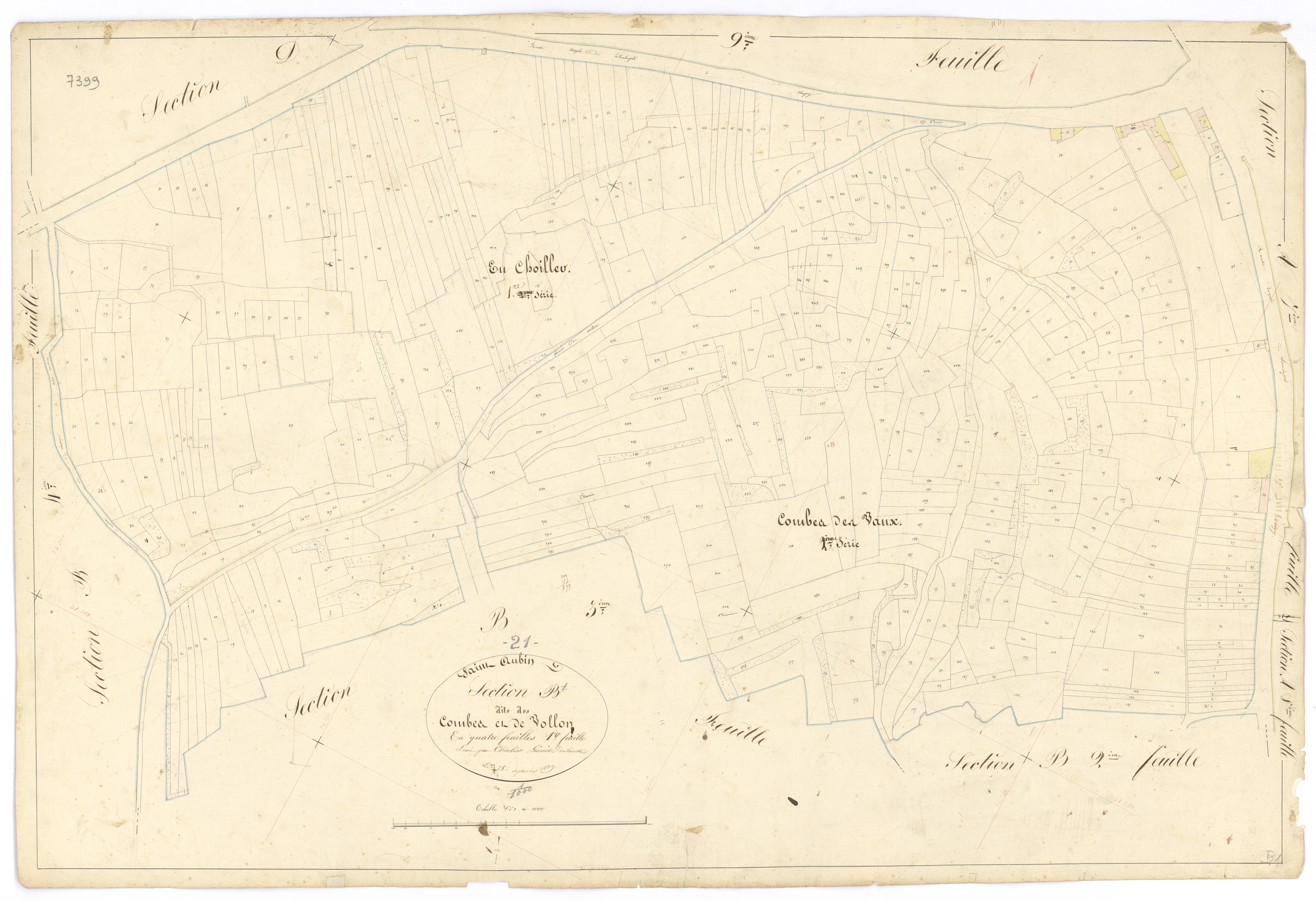 Saint-Aubin - Section B1 - 3 P PLAN 541/12