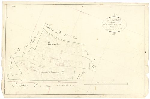 Saint-Aubin - Section D3 - 3 P PLAN 541/25