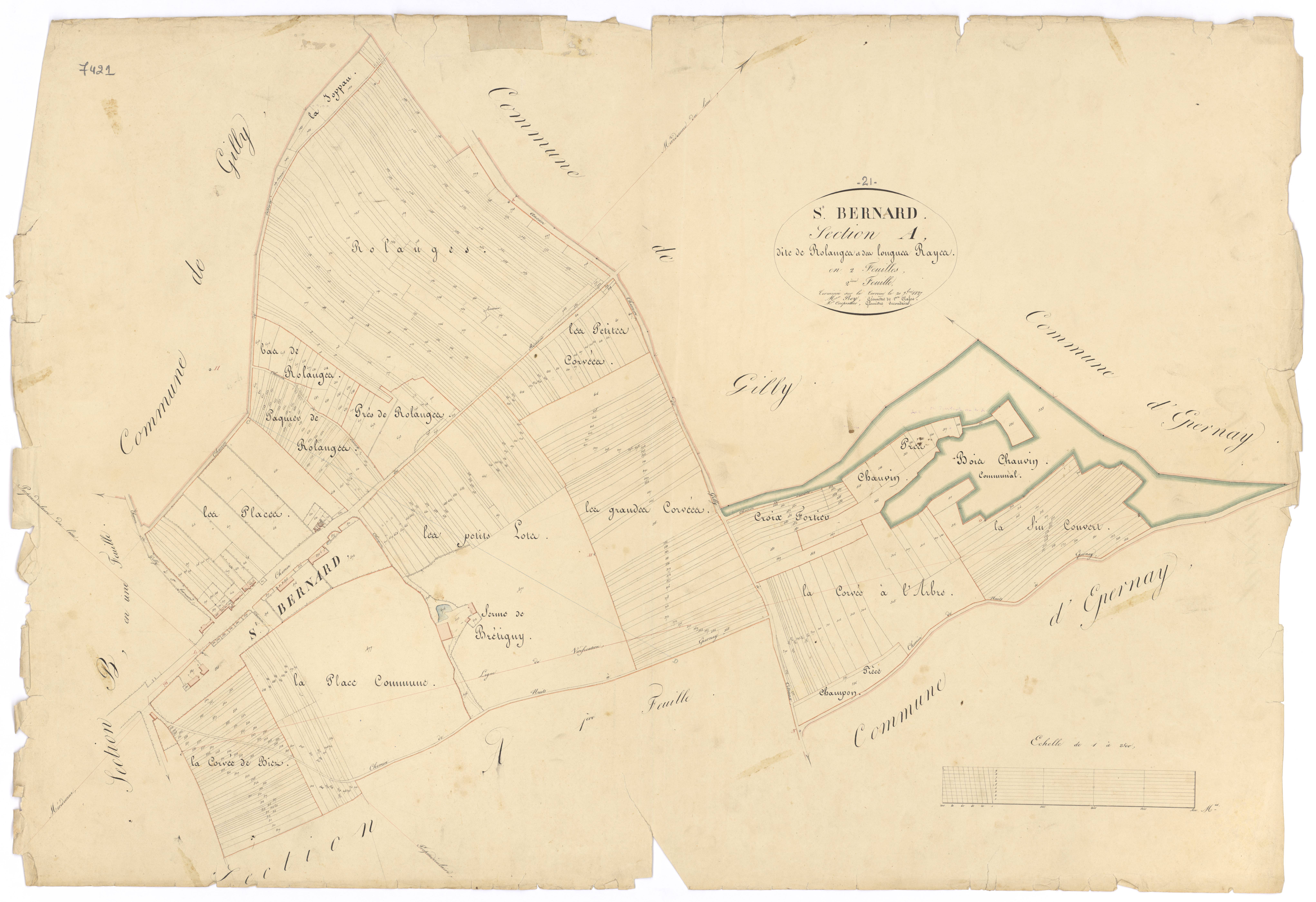 Saint-Bernard - Section A2 - 3 P PLAN 542/3